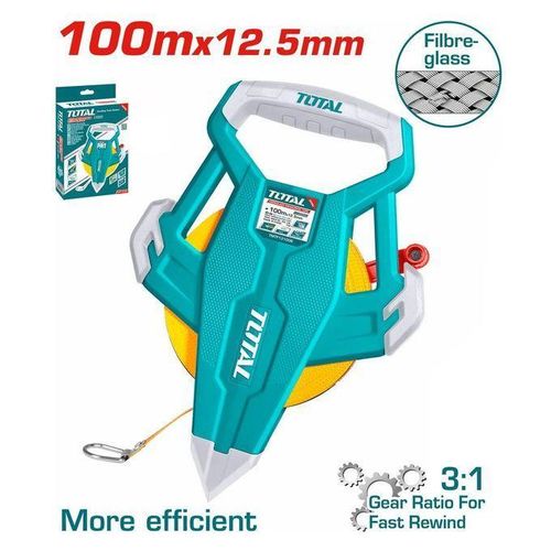 TMTF131006 Fibreglass measuring tape 100mx12.5mm