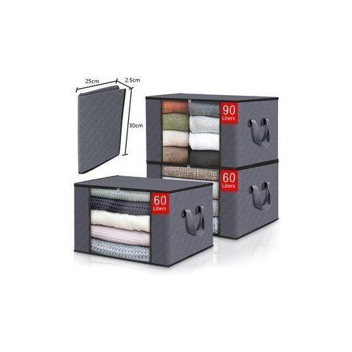 Quilt Duvet /Closet Organizer Luggage Storage Bags Stackable And Foldable