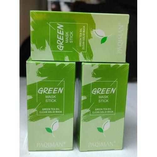 Green Tea Green Face Mask Stick For Deep Pore Cleansing, Moisturizing, Skin Brightening&Blackhead Remover