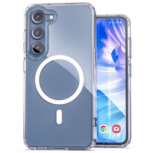 Galaxy S23 crystal Clear MagSafe Casecover
