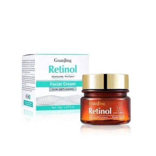 Guanjing Retinol & Niacinamide Face Cream for Women Anti-aging Whitening Serum Moisturizing Facial Skin Care Essence 50g