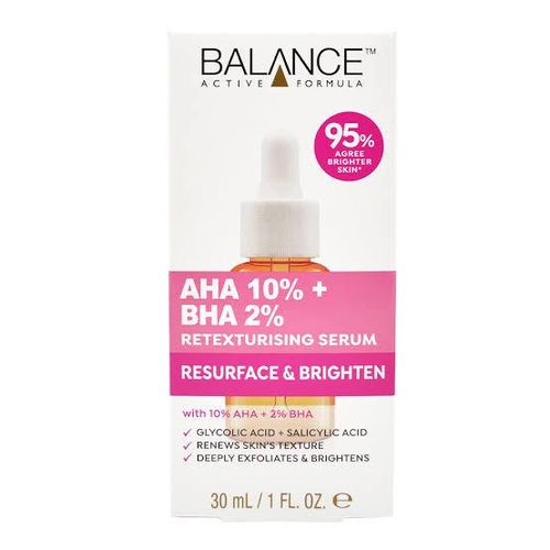 Active Formula Resurface And Brightening AHA 10 And BHA 2%Retexturizing Serum