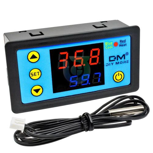 W3231 Temperature Controller Digital LED Dual Display AC 110v-220V Thermometer Temp Thermo Controller Ntc Sensor