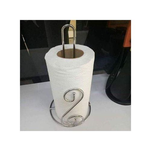 Stainless Steel Serviette Roll Holder - Silver