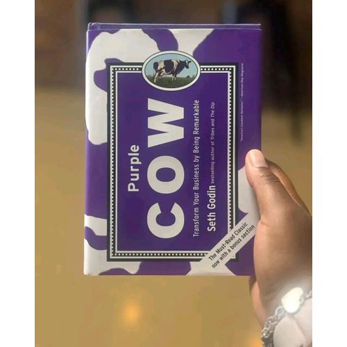 Purple Cow Transform Your Business by Being Remarkable Marketing Classic Book By Seth Godin