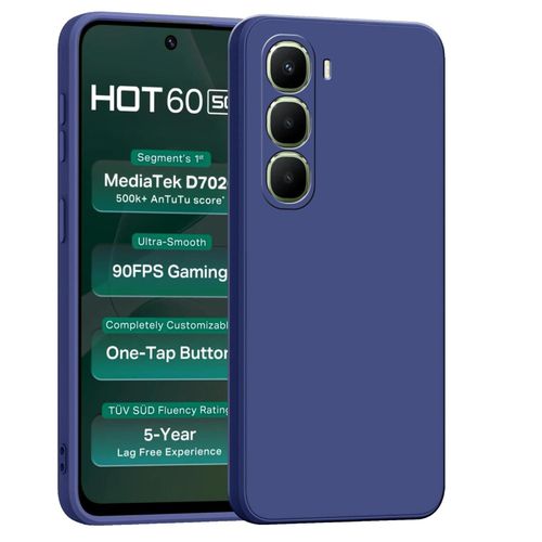 Soft Silicone Back Cover for Infinix Hot 60i - Maroon, anti-fingerprint, anti-scratch, durable silicone case