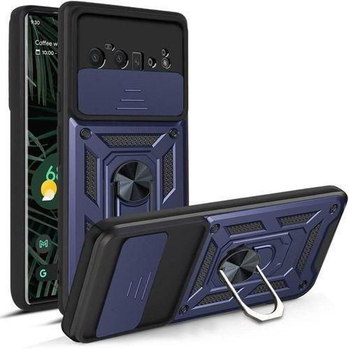 Google Pixel 6 Sliding Camera Lens 360 Rotating Ring Cover Phone Case Cover