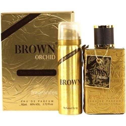 BROWN ORCHID GOLD EDITION 80ML EDP Free Deo Inside-