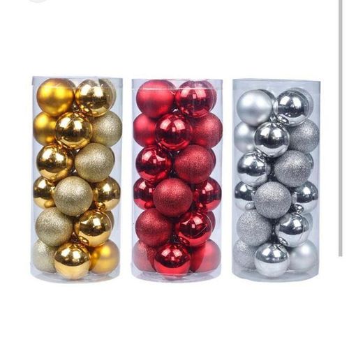 6cm,20 pcs chrismas balls