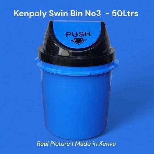 Plastic Swing Waste Bin-Dustbin -KITCHEN -RUBBISH 50L