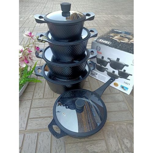 Granite Non-Stick CookWare Set Pots Sufuria