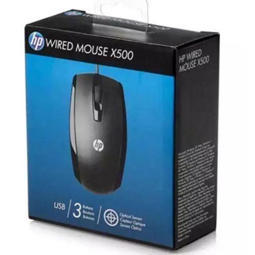 X500 Wired Mouse - Black, USB, 3 Buttons, Optical Tracking (FULLY BOXED)