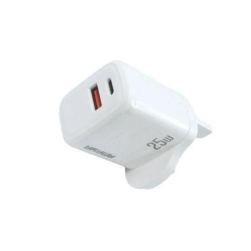 ACW-U53D-C29 25W dual ports super fast charger with USB to Type C cable