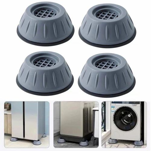 4-Piece Universal Anti-Vibration Pads – Shock & Noise Cancelling Feet for Washing Machines & Appliances