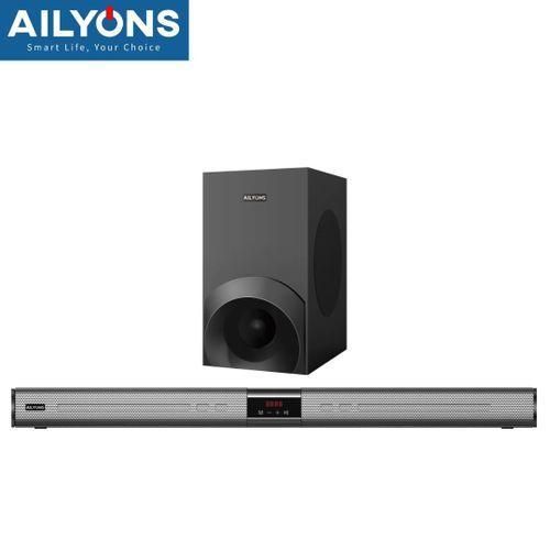 2.1CH Sound Bar SubWoofer with Bluetooth Home Theatrer 18000W PMPO - Black, (1YR WRTY)-SB501K