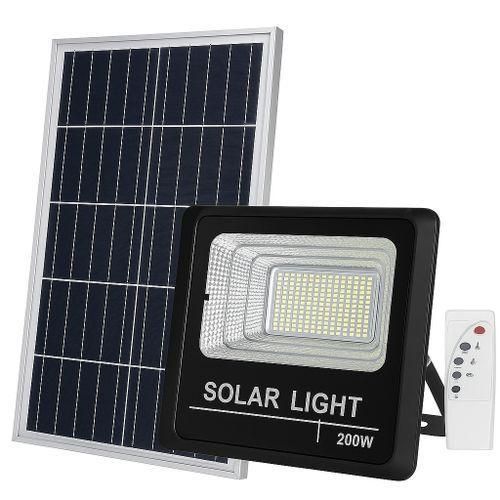 Solar Light Dusk To Dawn 200W SOLAR Powered Security FLOODLIGHT