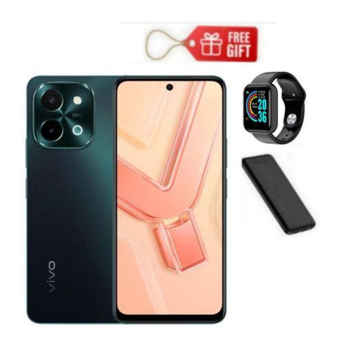 Y28 - 6.64", 8GB RAM + 256 GB, Dual SIM 6000mAh , Agate Green + Smart Watch & Power Bank