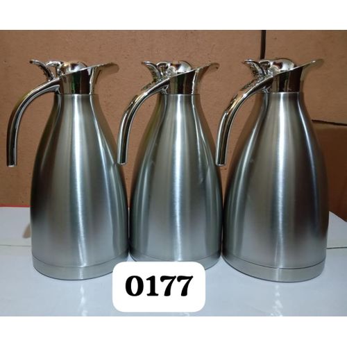 2ltrs Unbreakable Stainless Steel Flask Silver