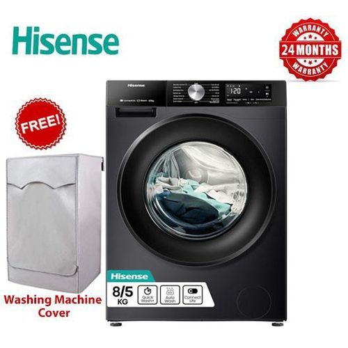8KG Front Load Washing Machine with Dryer+FREE COVER