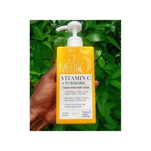 VITAMIN C + TURMERIC Firming & Brightening Face & Body Cream Lotion