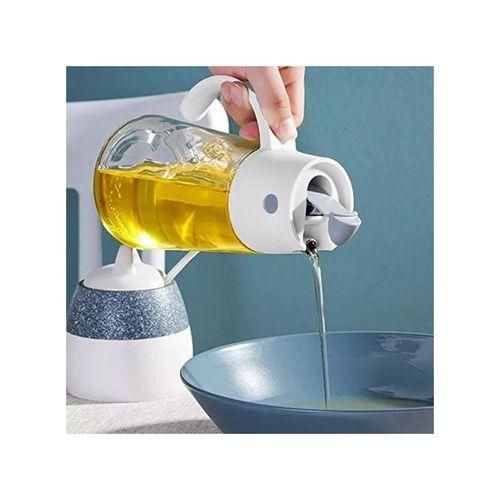 630ml Glass Jar Oil Bottle Vinegar Dispenser
