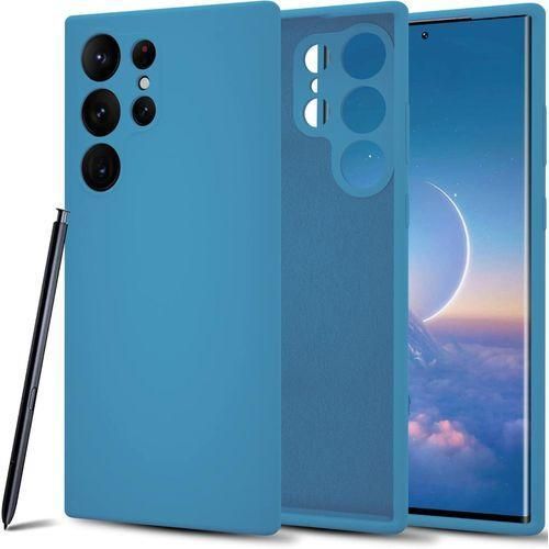 Compatible with Samsung Galaxy S23 Ultra Silicone Case,Soft Touch Premium Liquid Rubber Shockproof Phone Cover,Slim Fit,Camera Protection,Microfiber Lining