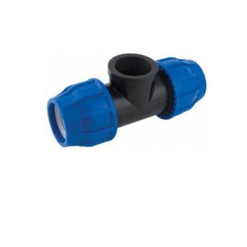 HDPE Fitting Tee Socket Connector for 1" Pipe