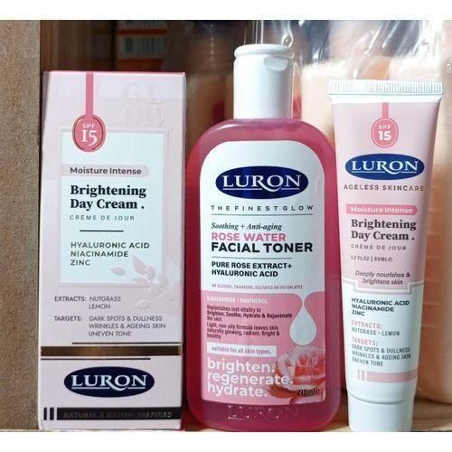LuroSoothing Anti Aging Rose Water Facial Toner Brightening Day Cream