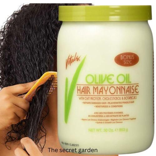Vitale Olive Oil Hair Mayonnaise with Oat & Egg Protein and Vitamins FOR Dry & Damaged Scalp of all ages