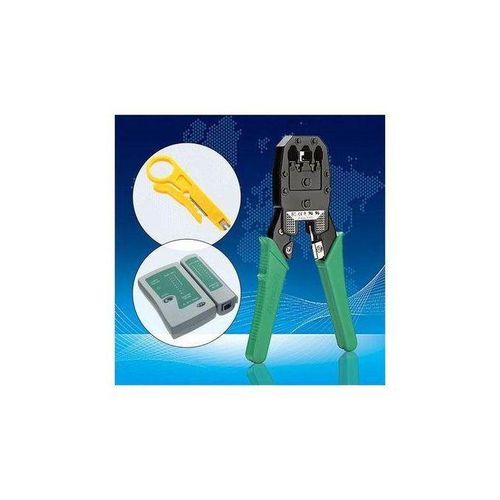 Network Cable Tester + RJ-45 Crimping Tool