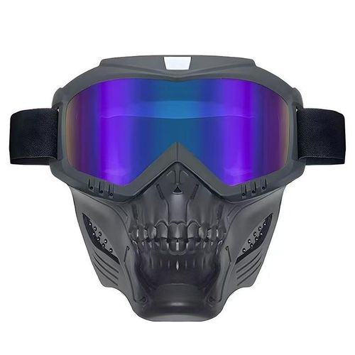 Windproof Motorcycle goggles, detachable goggles unisex outdoor detachable motorcycle goggles helmet mask