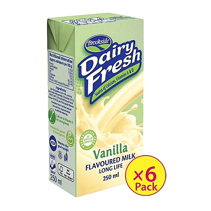 Brookside Dairyfresh Flavored MilkVanilla (6 Pack) Best Price Jumia Kenya