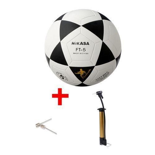 Size 5 Soccer Ball Black & White Plus A Hand Pump