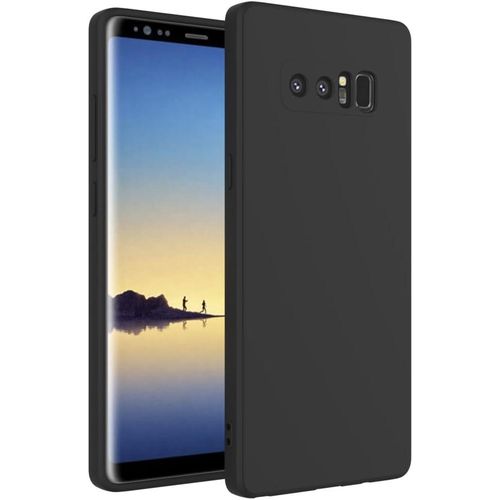 Soft Silicone Slim Fit Cover Anti-Scratch Shockproof Case for Samsung Galaxy Note 8 - Black