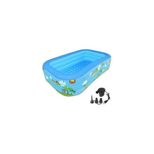 Portable Inflatable Swimming Pool For Kids With Free Pump