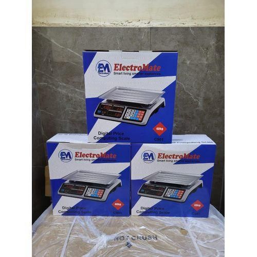 40kgs Digital Price Computing Scale No Arm High Precision Electronic Weighing Scale for Grocery Market and Retail Use with LCD Display and Tare Function