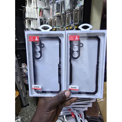 Original XUNDD XUNDO Premium Transparent Shockproof Case for Samsung Galaxy S25 FE with Ultra Slim Profile Anti Yellowing Protection and Modern Design