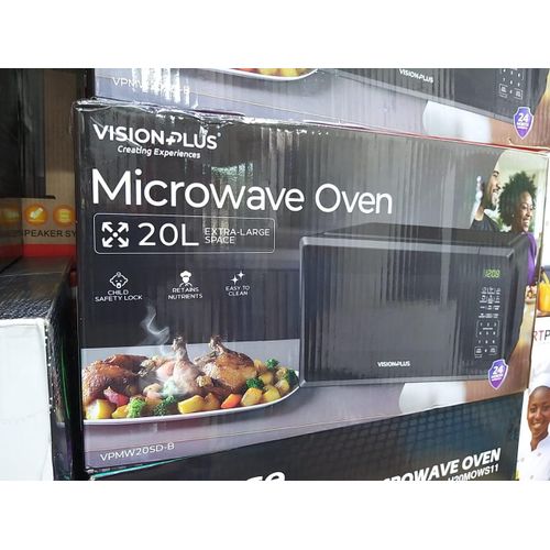 Digital Microwave Oven 20L – Black