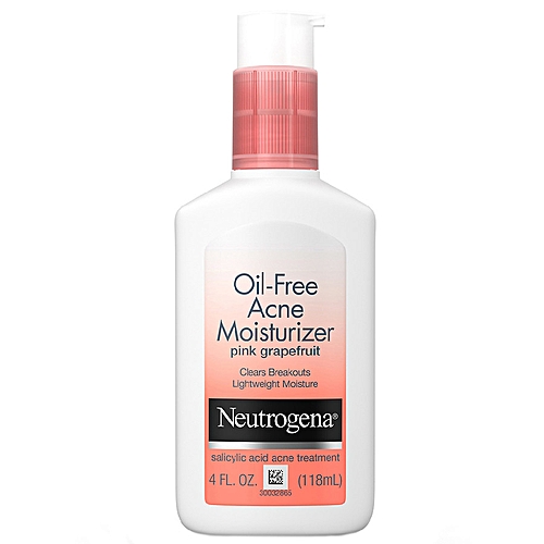 Neutrogena Oil-Free Acne Face Moisturizer (Pink Grapefruit ...