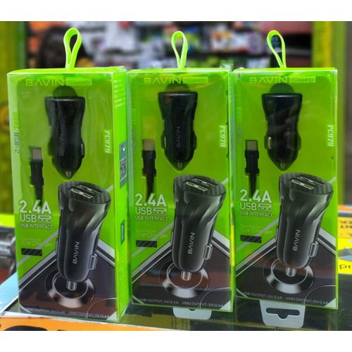 BAVIN Type C Car Charger – High-Speed Charging for Your Car Journeys