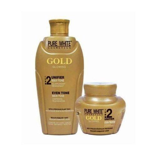 Gold Glowing Unifier Maxitone Triple Action Lotion And Cream