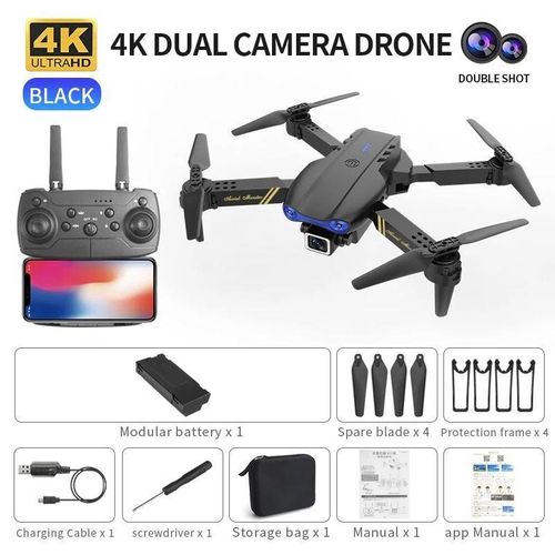 E99 Pro Foldable GPS D_rone 4K Ultra HD Camera WiFi FPV Quadcopter