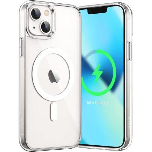 Clear for iPhone 13 MINI Case, Compatible with MagSafe, Military-Grade Protection, Yellowing Resistant, Scratch-Resistant Back, Magnetic Phone Case