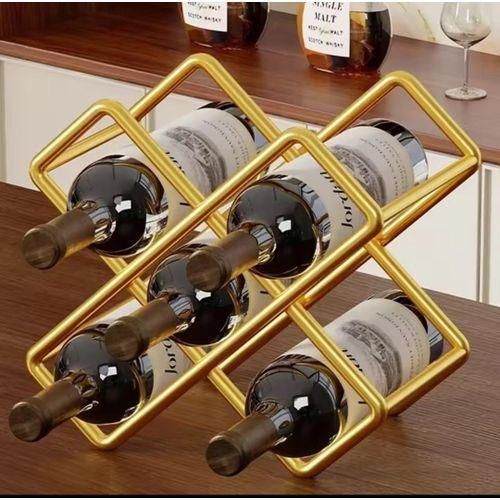 Carbon metal wine holder 5slot