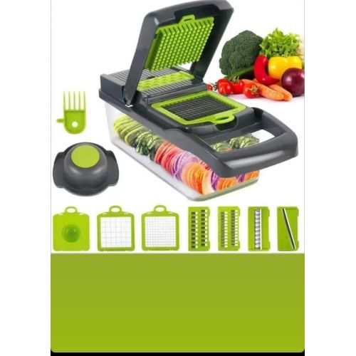 Vegetable Chopper, 14 in 1 Multi-functional vegetable cutter, safe mandolin slicer, Vegetable Chopper, Onion Cutter, Vegetable Slicer