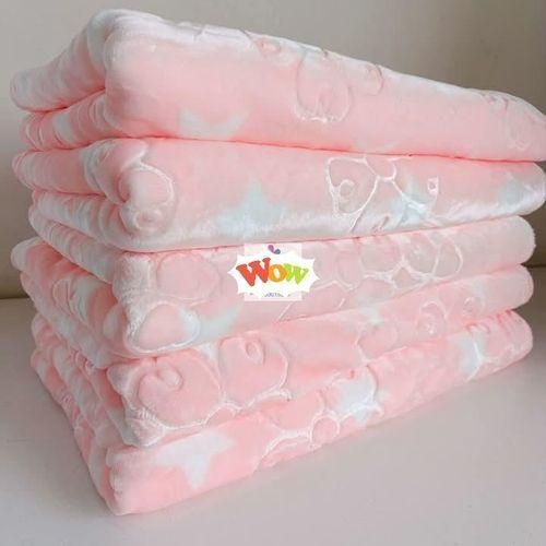 Soft Plush Cloud-Patterned Baby Blankets