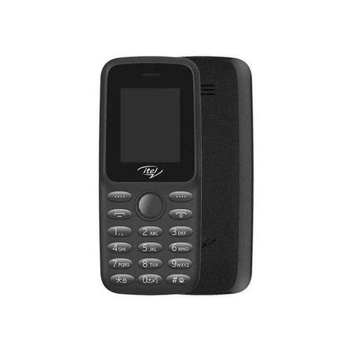 Itel2163 Bright Torch FM Radio Dual SIM - Black