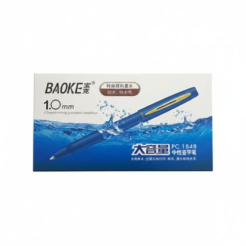 Gel Ink Pen For Business, Office, Signature 1.0mm -12pcs Blue