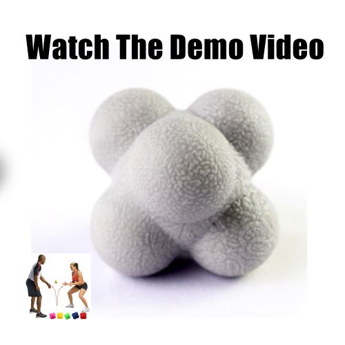 All-Ages Fitness Reaction Ball - Boost Your Reflexes-Grey