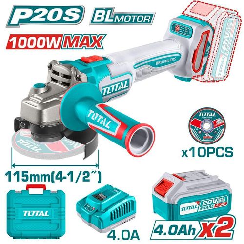 AGLI271532 Cordless angle grinder 1000w 115mm